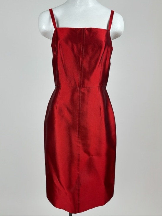 Dolce & Gabbana Dresses & Skirts - Dolce & Gabbana Red Silk Taffeta Cocktail Dress